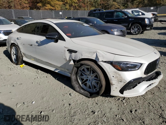 2022 Mercedes-Benz AMG GT 43 z VIN W1K7X5KB0NA053519, wystawiony jako Copart lot #77073224 z przebiegiem 19 583 mil mil oraz Szkoda całkowita • Salvage title. Historia ofert i sprzedaży dostępna na DreamBid. Obrazek 4.