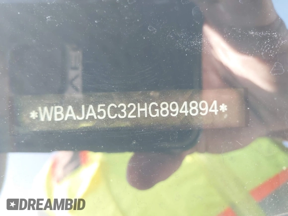 2017 BMW 5 Series 530i с VIN WBAJA5C32HG894894, выставлен на аукционе IAAI как лот 40905321 с пробегом 93 520 миль миль и . История ставок и продаж доступна на DreamBid. Изображение 9.