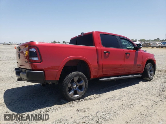 2022 Ram 1500 Big Horn with VIN 1C6RRFFG4NN245437, listed as a Copart auction lot 59237015 with 29,611 mi miles and Salvage title. Bid and sale history available at DreamBid. Image 3.