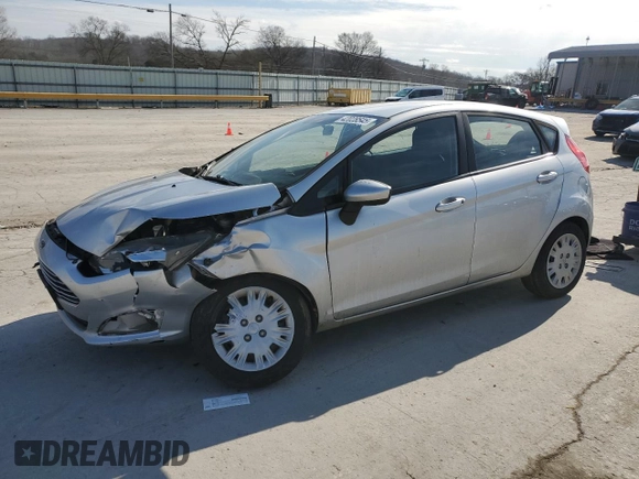 2018 Ford Fiesta S with VIN 3FADP4TJ6JM145203, listed as a Copart auction lot 42028545 with 105,509 mi miles and Salvage title. Bid and sale history available at DreamBid. Image 1.