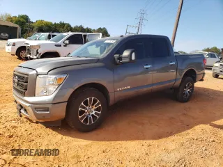 2021 Nissan Titan SV z VIN 1N6AA1ED0MN530302, wystawiony jako Copart lot #76229154 z przebiegiem 66 138 mil mil oraz Szkoda całkowita • Salvage title. Historia ofert i sprzedaży dostępna na DreamBid. Obrazek 1.