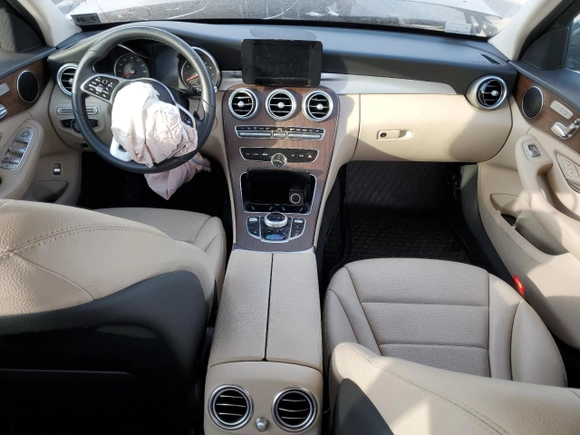 2019 Mercedes-Benz C 300 with VIN 55SWF8EB8KU302916, listed as a Copart auction lot 79090474 with 26,526 mi miles and Salvage title. Bid and sale history available at DreamBid. Image 8.
