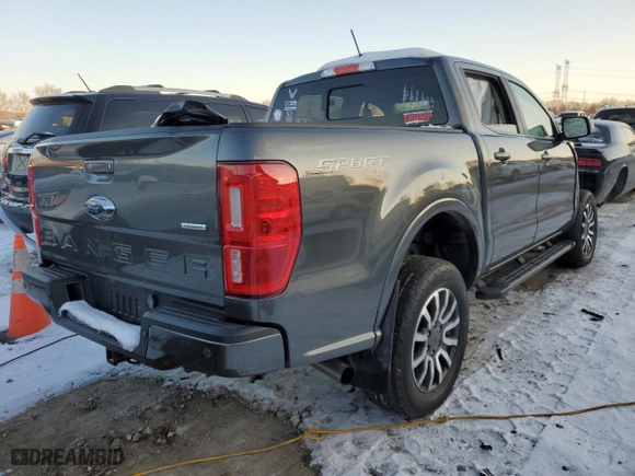 2020 Ford Ranger XL with VIN 1FTER4FH1LLA50750, listed as a Copart auction lot 87924615 with 0 mi miles and Salvage Title. Bid and sale history available at carsss.com. Image 3.