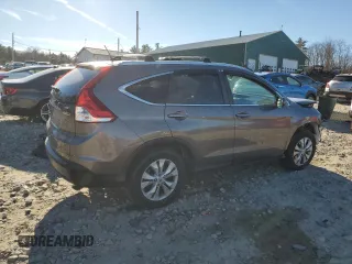 2013 Honda CR-V EX-L with VIN 5J6RM4H7XDL084279, listed as a Copart auction lot 80391584 with Not Provided miles and Salvage Title. Bid and sale history available at DreamBid. Image 3.