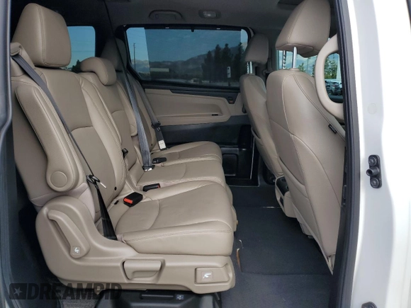 2022 Honda Odyssey EX-L with VIN 5FNRL6H72NB021962, listed as a Copart auction lot 47251375 with 47,627 mi miles and Salvage Title. Bid and sale history available at DreamBid. Image 12.