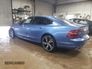 2020 Volvo S90 R-Design with VIN LVYA22MT9LP169906, listed as a Copart auction lot 48792825 with 70,494 mi miles and Salvage Title. Bid and sale history available at carsss.com. Image 2.