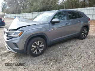 2021 Volkswagen Atlas SE z VIN 1V2DC2CA3MC210703, wystawiony jako Copart lot #85501474 z przebiegiem 82 579 mil mil oraz Szkoda całkowita • Salvage title. Historia ofert i sprzedaży dostępna na DreamBid. Obrazek 1.