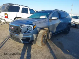 2023 GMC Terrain SLE with VIN 3GKALMEG7PL186419, listed as a IAAI auction lot 41243536 with 24,142 mi miles. Bid and sale history available at carsss.com. Image 2.