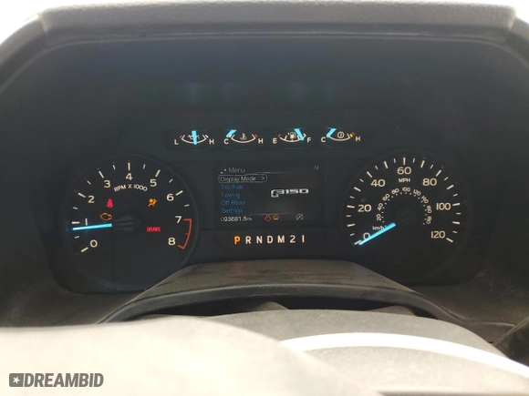 2019 Ford F-150 XL with VIN 1FTMF1CB0KKD31820, listed as a Copart auction lot 50991785 with 93,681 mi miles and Salvage Title. Bid and sale history available at carsss.com. Image 9.