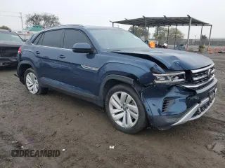 2021 Volkswagen Atlas SE with VIN 1V2JE2CA2MC241535, listed as a Copart auction lot 44203225 with 33,995 mi miles and Salvage title. Bid and sale history available at DreamBid. Image 4.