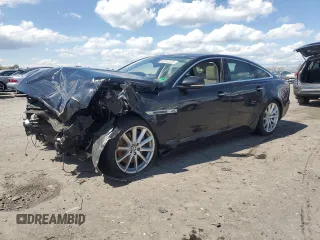 2012 Jaguar XJ with VIN SAJWA1CBXCLV30538, listed as a Copart auction lot 53162225 with 95,666 mi miles and Salvage Title. Bid and sale history available at DreamBid. Image 1.