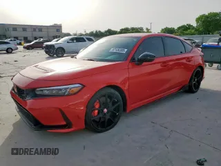 2025 Honda Civic Type R z VIN JHMFL5G40SX001231, wystawiony jako Copart lot #57126305 z przebiegiem 5731 mil mil oraz Szkody całkowita. Historia ofert i sprzedaży dostępna na DreamBid. Obrazek 1.