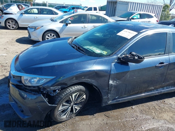 2017 Honda Civic Sedan EX-L with VIN 19XFC1F71HE029540, listed as a IAAI auction lot 41878037 with 82,064 mi miles. Bid and sale history available at carsss.com. Image 6.