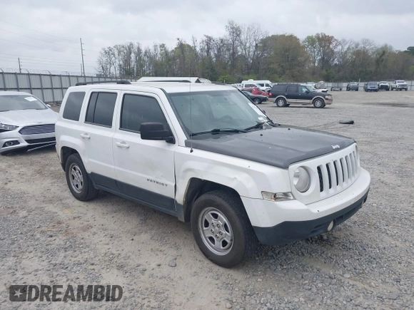 2014 Jeep Patriot Sport with VIN 1C4NJPBAXED504895, listed as a IAAI auction lot 41837883 with 272,331 mi miles. Bid and sale history available at carsss.com. Image 6.