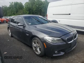 2014 BMW 5 Series 528i xDrive with VIN WBA5A7C52ED616475, listed as a Copart auction lot 64597745 with 91,306 mi miles and Salvage title. Bid and sale history available at DreamBid. Image 4.