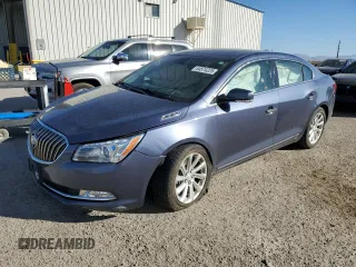 2015 Buick LaCrosse Leather with VIN 1G4GB5G31FF225549, listed as a Copart auction lot 44574225 with 47,127 mi miles and Salvage Title. Bid and sale history available at DreamBid. Image 1.