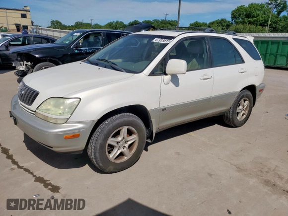 2002 Lexus RX 300 z VIN JTJHF10UX20292220, wystawiony jako Copart lot #57919815 z przebiegiem 248 645 mil mil oraz Czysty tytuł • Clean title. Historia ofert i sprzedaży dostępna na DreamBid. Obrazek 1.