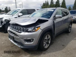 2020 Jeep Compass Limited with VIN 3C4NJCCB7LT114456, listed as a Copart auction lot 54621405 with 49,893 mi miles and Clean Title. Bid and sale history available at carsss.com. Image 1.