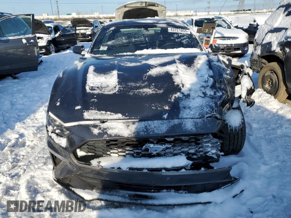 2020 Ford Mustang EcoBoost with VIN 1FA6P8TH6L5108044, listed as a Copart auction lot 43721055 with Not Provided miles and Salvage Title. Bid and sale history available at carsss.com. Image 5.