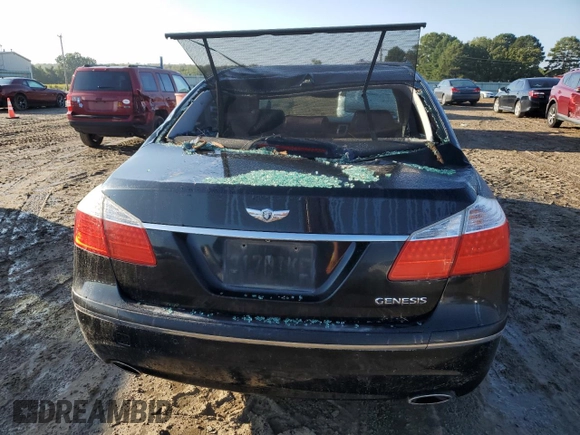 2009 Hyundai Genesis with VIN KMHGC46E09U054187, listed as a Copart auction lot 71584024 with 325,244 mi miles and Salvage Title. Bid and sale history available at carsss.com. Image 6.