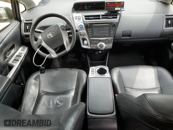 2016 Toyota Prius v Two with VIN JTDZN3EU4GJ052404, listed as a Copart auction lot 50958515 with 221,170 mi miles and Salvage Title. Bid and sale history available at carsss.com. Image 8.