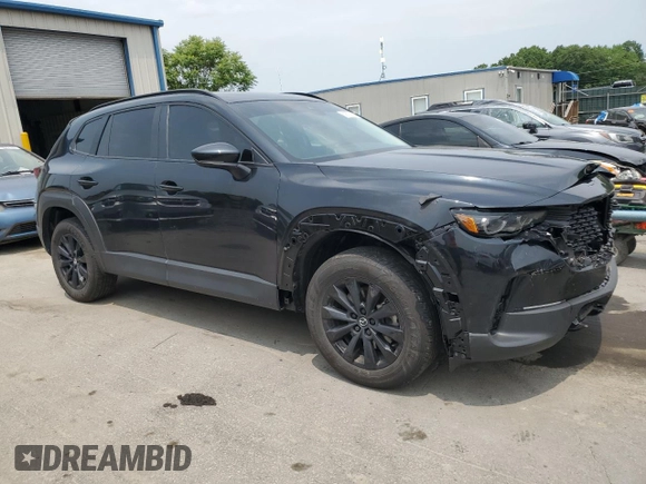 2024 Mazda CX-50 S Premium with VIN 7MMVABDM7RN187166, listed as a Copart auction lot 60670935 with 27,828 mi miles and Salvage title. Bid and sale history available at DreamBid. Image 4.