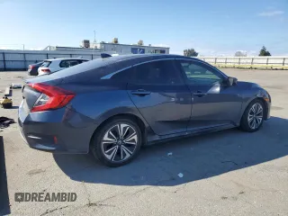 2017 Honda Civic Sedan EX-T with VIN 2HGFC1F39HH655078, listed as a Copart auction lot 48373685 with 101,106 mi miles and Salvage Title. Bid and sale history available at carsss.com. Image 3.
