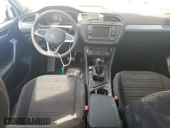 2024 Volkswagen Tiguan S with VIN 3VVRB7AX3RM016730, listed as a Copart auction lot 57854455 with 6,948 mi miles and Salvage title. Bid and sale history available at DreamBid. Image 8.