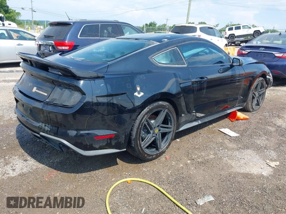 2018 Ford Mustang EcoBoost with VIN 1FA6P8TH0J5171587, listed as a IAAI auction lot 42591299 with Not provided miles and . Bid and sale history available at DreamBid. Image 4.