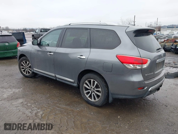 2015 Nissan Pathfinder SL z VIN 5N1AR2MM1FC720641, wystawiony jako IAAI lot #41508533 z przebiegiem 109 661 mil mil oraz . Historia ofert i sprzedaży dostępna na DreamBid. Obrazek 3.