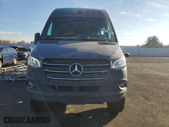2023 Mercedes-Benz Sprinter with VIN W1W4NCVYXPT121618, listed as a Copart auction lot 82211324 with 12,656 mi miles and Salvage Title. Bid and sale history available at DreamBid. Image 5.