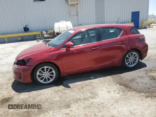 2011 Lexus CT 200h with VIN JTHKD5BH0B2006464, listed as a Copart auction lot 57959655 with 168,192 mi miles and Salvage title. Bid and sale history available at DreamBid. Image 1.
