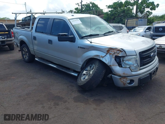 2014 Ford F-150 XL with VIN 1FTFW1EF3EFC96017, listed as a IAAI auction lot 41828150 with 113,599 mi miles. Bid and sale history available at carsss.com. Image 1.