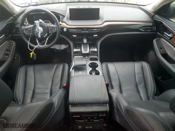 2022 Acura MDX w/Technology Package with VIN 5J8YD9H46NL012437, listed as a Copart auction lot 43722385 with 0 mi miles and Salvage Title. Bid and sale history available at carsss.com. Image 8.
