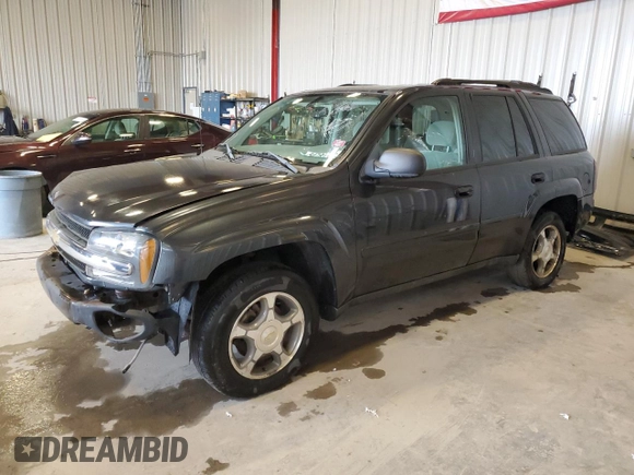 2006 Chevrolet TrailBlazer LS with VIN 1GNDT13S462358542, listed as a Copart auction lot 54782305 with 72,870 mi miles and Salvage Title. Bid and sale history available at carsss.com. Image 1.