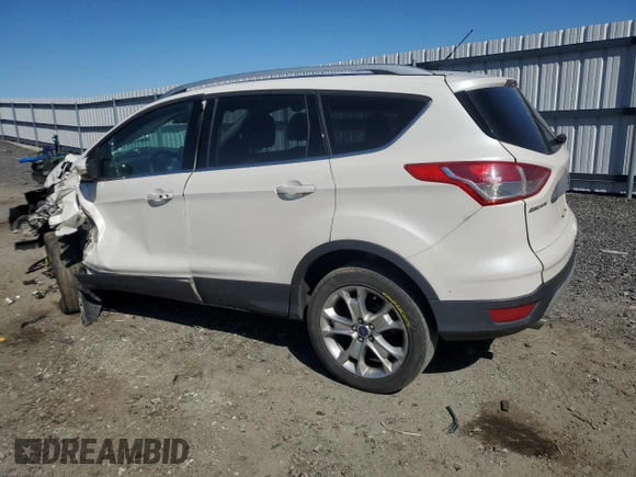 2016 Ford Escape Titanium with VIN 1FMCU9J95GUC74411, listed as a Copart auction lot 50061075 with 198,865 mi miles and Salvage Title. Bid and sale history available at DreamBid. Image 2.