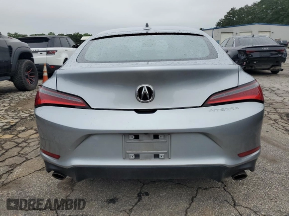2023 Acura Integra with VIN 19UDE4H23PA005781, listed as a Copart auction lot 58029345 with 52,319 mi miles and Salvage title. Bid and sale history available at DreamBid. Image 6.