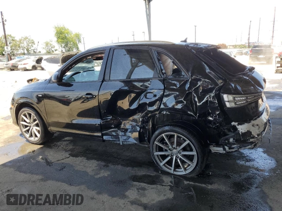 2018 Audi Q3 Premium with VIN WA1BCCFS9JR033287, listed as a Copart auction lot 58251185 with 157,839 mi miles and Salvage title. Bid and sale history available at DreamBid. Image 2.