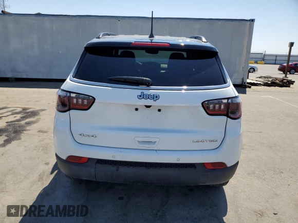 2025 Jeep Compass Limited z VIN 3C4NJDCN6ST525944, wystawiony jako Copart lot #65238385 z przebiegiem 18 480 mil mil oraz Czysty tytuł • Clean title. Historia ofert i sprzedaży dostępna na DreamBid. Obrazek 6.