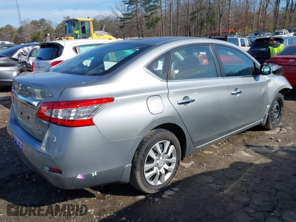 2013 Nissan Sentra SV with VIN 3N1AB7AP5DL717539, listed as a IAAI auction lot 41445957 with 147,582 mi miles and . Bid and sale history available at DreamBid. Image 4.