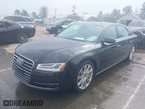 2015 Audi A8 3.0T with VIN WAU3GAFD7FN037726, listed as a IAAI auction lot 41793699 with 100,773 mi miles and . Bid and sale history available at DreamBid. Image 17.