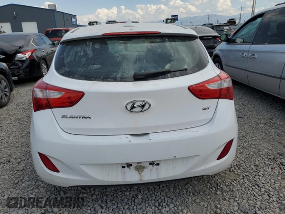 2013 Hyundai Elantra GT with VIN KMHD35LE7DU146905, listed as a Copart auction lot 69042094 with 0 mi miles and Salvage Title. Bid and sale history available at carsss.com. Image 6.