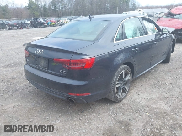 2017 Audi A4 Premium Plus with VIN WAUENAF45HN019873, listed as a IAAI auction lot 42081103 with 103,041 mi miles. Bid and sale history available at carsss.com. Image 4.