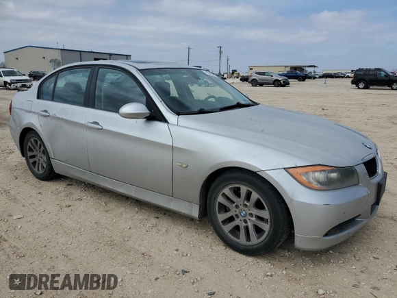 2007 BMW 3 Series 328i with VIN WBAVC53567FZ73244, listed as a Copart auction lot 45507755 with 151,910 mi miles and Salvage Title. Bid and sale history available at carsss.com. Image 4.