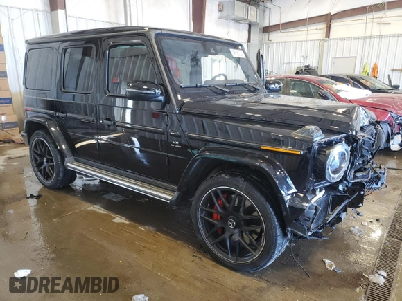 2024 Mercedes-Benz G 63 AMG with VIN W1NYC7HJ9RX504754, listed as a Copart auction lot 46130705 with Not Provided miles and Salvage Title. Bid and sale history available at DreamBid. Image 4.