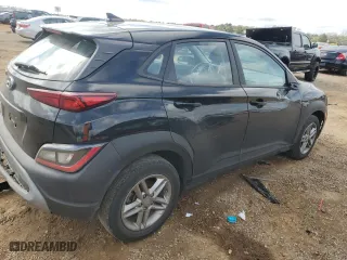 2022 Hyundai Kona SE with VIN KM8K22AB9NU820068, listed as a Copart auction lot 42543855 with 86,003 mi miles and Salvage Title. Bid and sale history available at carsss.com. Image 3.