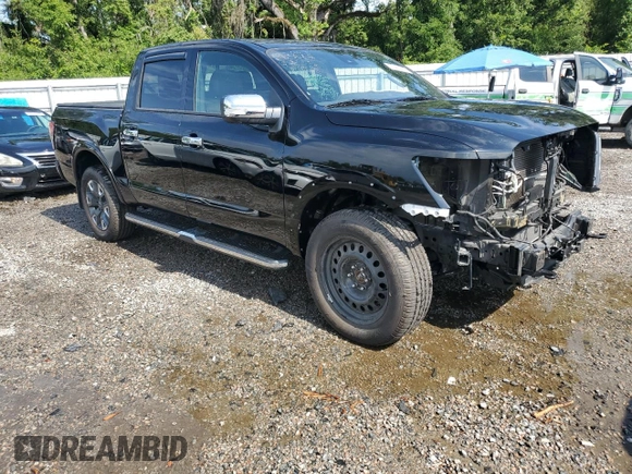 2023 Nissan Titan SV z VIN 1N6AA1ED9PN108095, wystawiony jako Copart lot #57963375 z przebiegiem 21 232 mil mil oraz Szkoda całkowita • Salvage title. Historia ofert i sprzedaży dostępna na DreamBid. Obrazek 4.