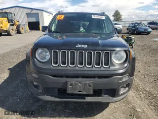 2018 Jeep Renegade Latitude with VIN ZACCJBBB0JPH56945, listed as a Copart auction lot 50449385 with 76,939 mi miles and Salvage Title. Bid and sale history available at carsss.com. Image 5.