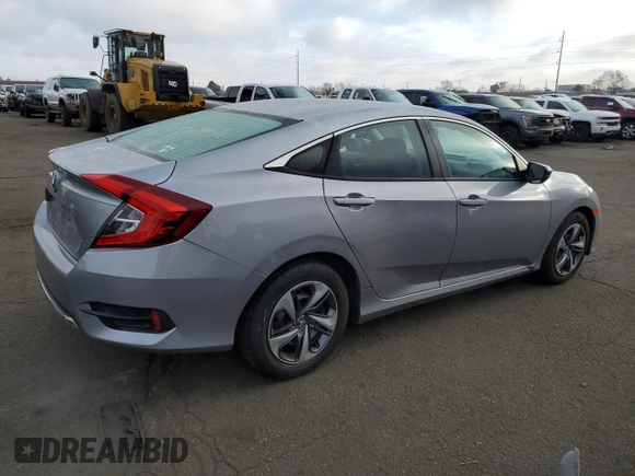 2019 Honda Civic Sedan LX with VIN 19XFC2F64KE026619, listed as a Copart auction lot 47967005 with 102,995 mi miles and Salvage Title. Bid and sale history available at carsss.com. Image 3.