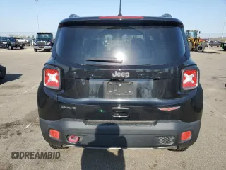 2018 Jeep Renegade Trailhawk with VIN ZACCJBCB8JPH42239, listed as a Copart auction lot 53448085 with 21,221 mi miles and Salvage Title. Bid and sale history available at carsss.com. Image 6.